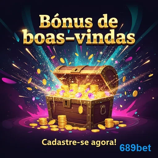 Imagem do bônus de boas-vindas da 689bet, destacando os benefícios da plataforma de apostas.